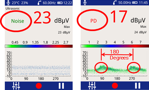 Screenshot Noise vs PD Example