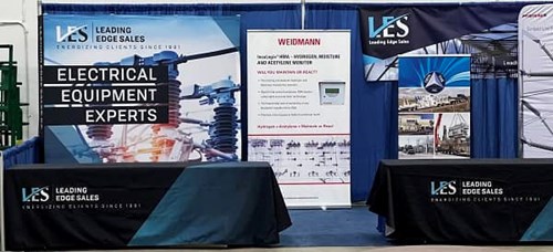 Leading Edge Sales Booth. Distributors for EA Technology in Western Canada