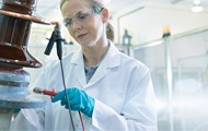 Woman testing Vacuum Interrupter