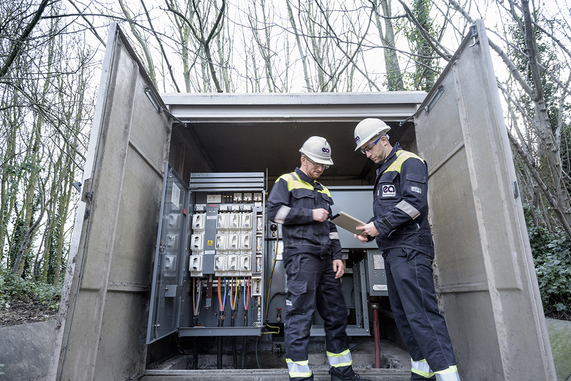 EA Engineers At Substation