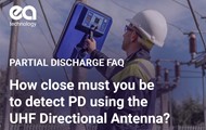 How close must you be to detect PD using UHF Directional Antenna