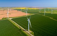 A Big Field With Many Turbines